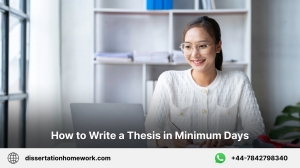7 Tips to Write a Thesis in Minimum Number of Days